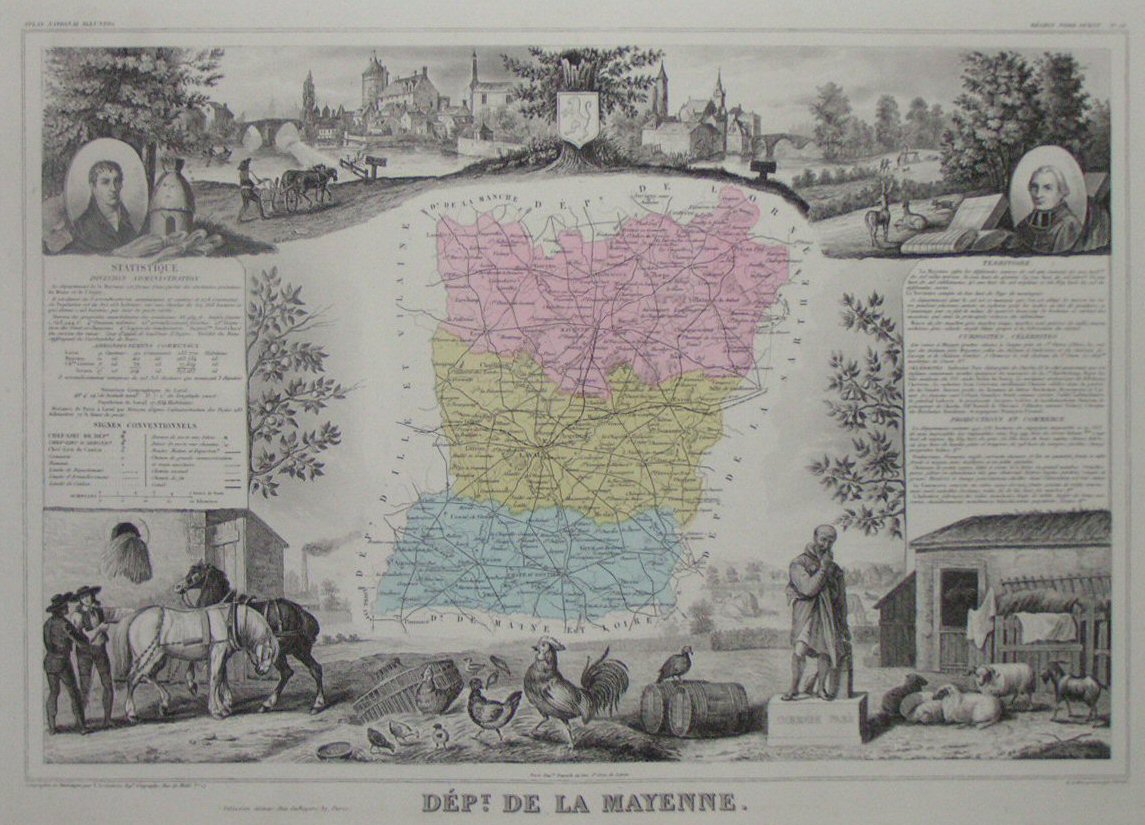Map of Mayenne